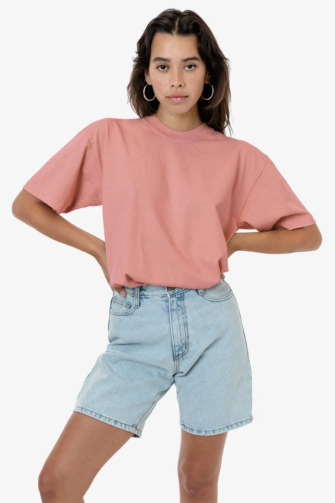 Los Angeles Apparel The 1801 - 6.5oz Garment Dye Crew Neck T-Shirt 18