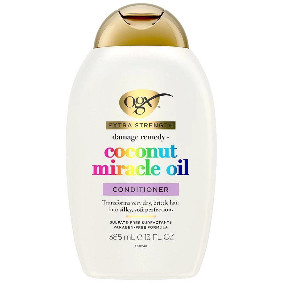 OGX Extra Strength Damage Remedy + Coconut Oil Conditioner Coconut Milk, Tangerine, & Warm Vanilla 1