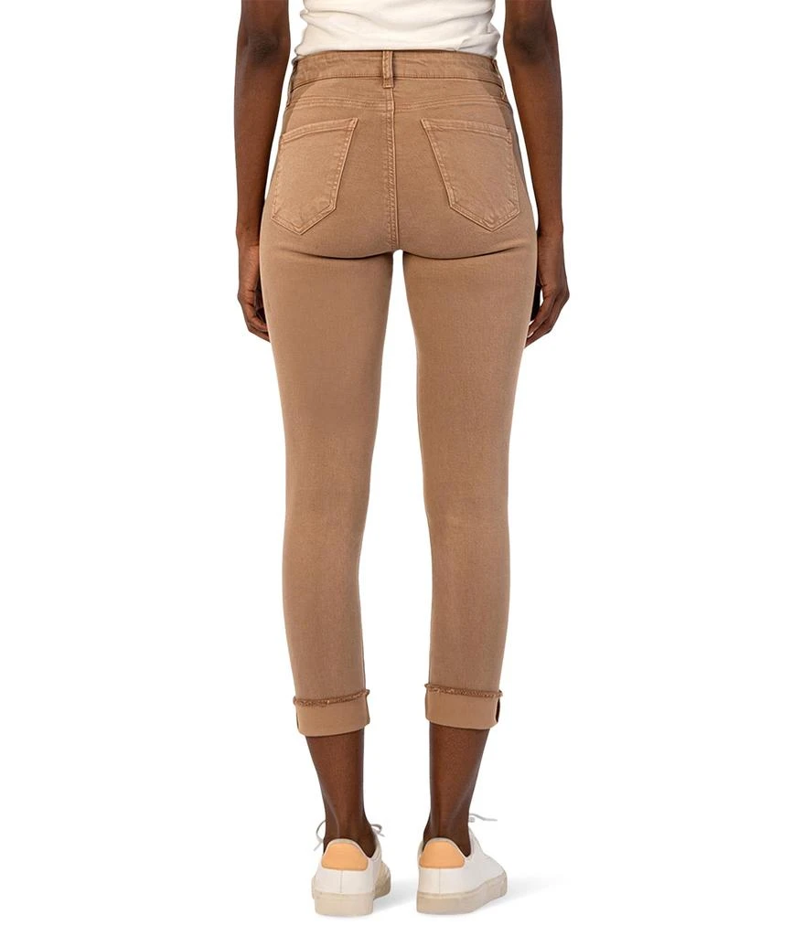 KUT from the Kloth Amy Crop Straight Leg In Cappuccino 2