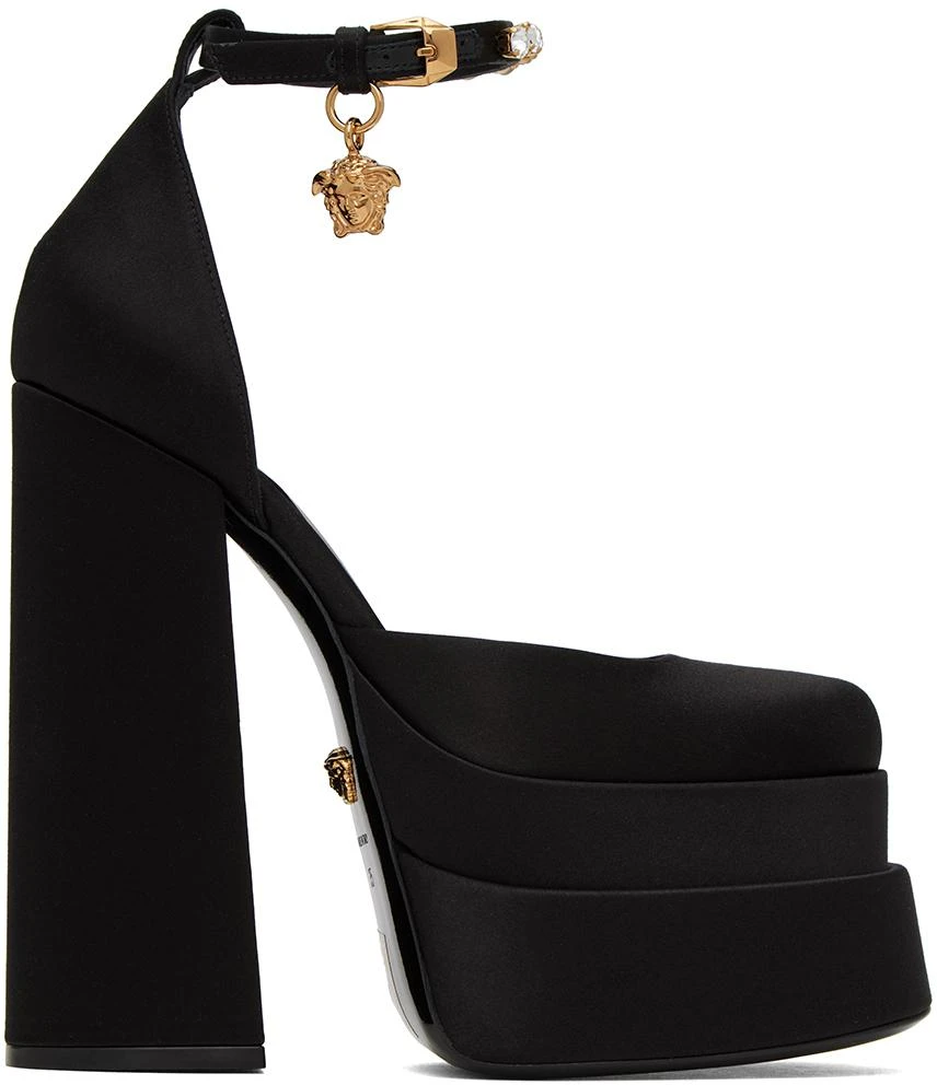 Versace Black Medusa Aevitas Heels 1