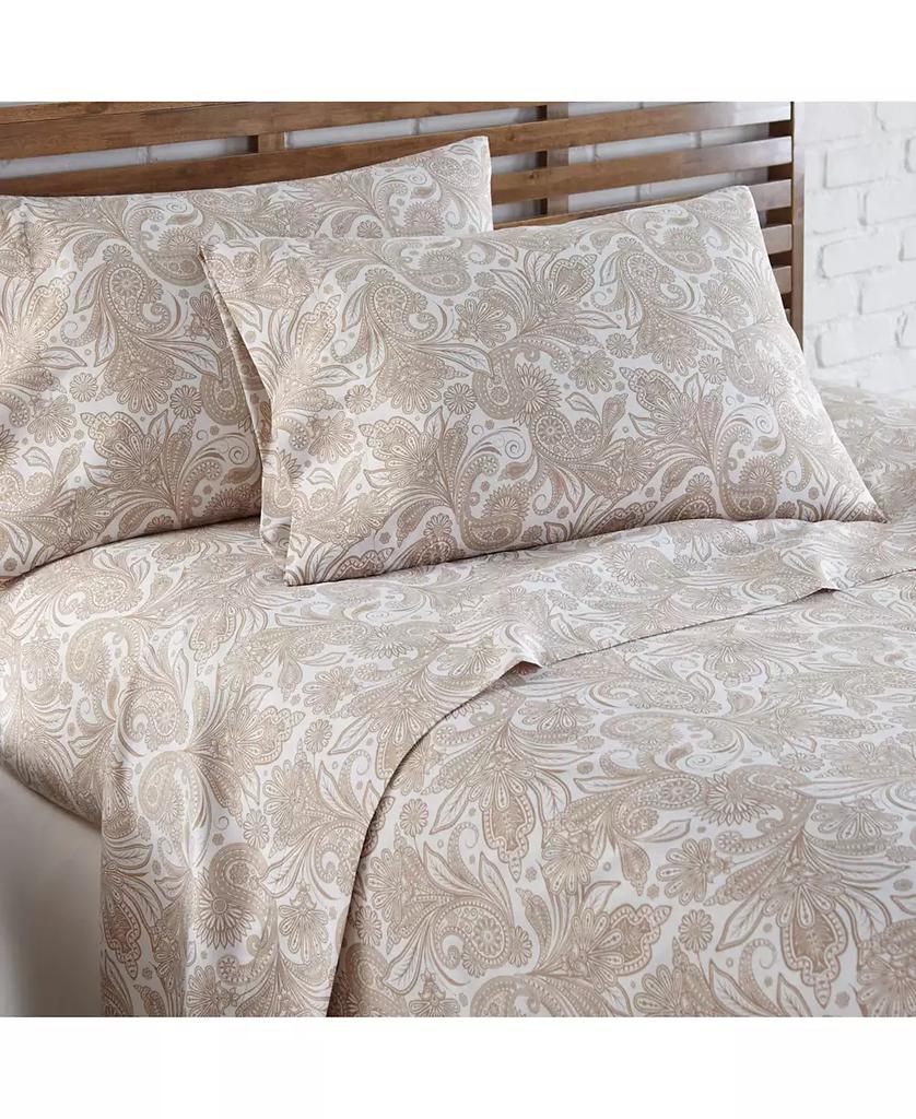 SOUTHSHORE FINE LINENS Perfect Paisley Extra Deep Pocket Boho Sheet Set, Full