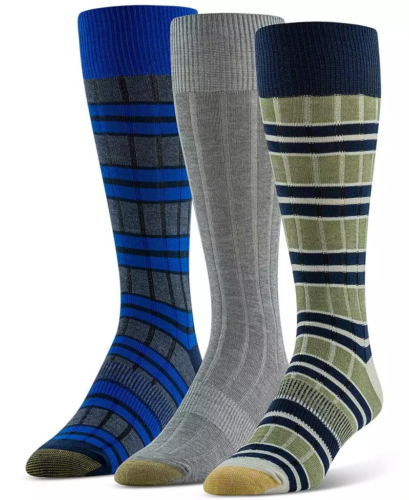 Gold Toe Men's Regatta Striped Socks - 3 pk. 1