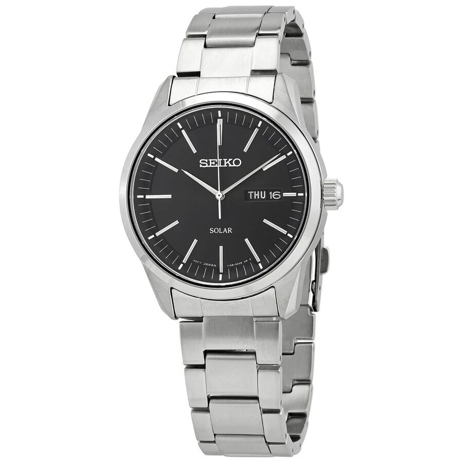 Seiko Conceptual Black Dial Men's Watch SNE527 1