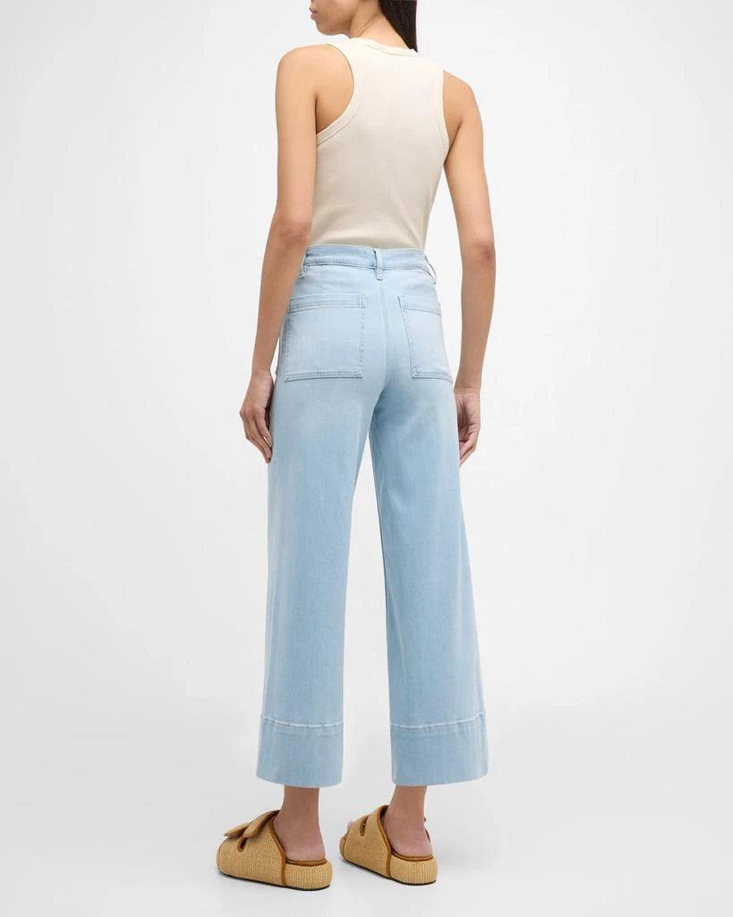 FRAME The 70s Patch Pocket Crop Straight Jeans 4