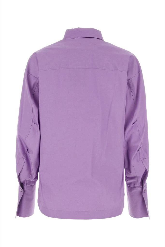 The Attico Lilac poplin Eliza shirt 1