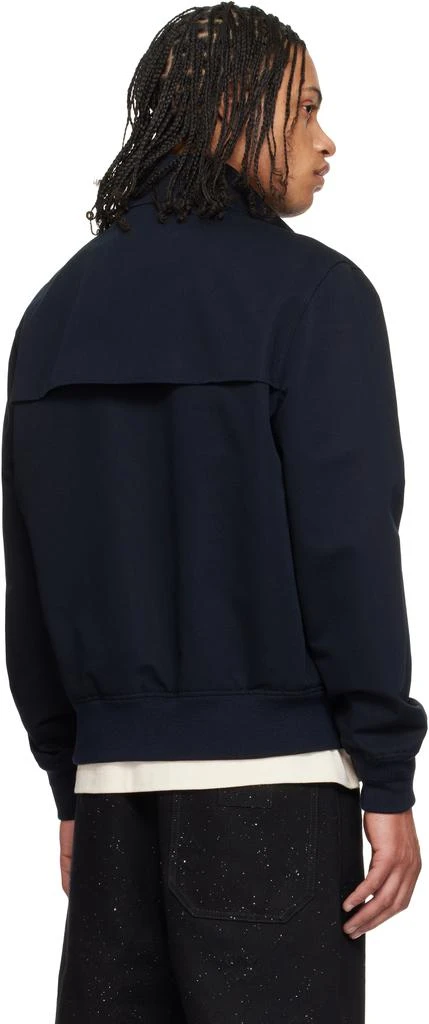 Givenchy Navy Monogram 72 Crystals Harrington Jacket 3