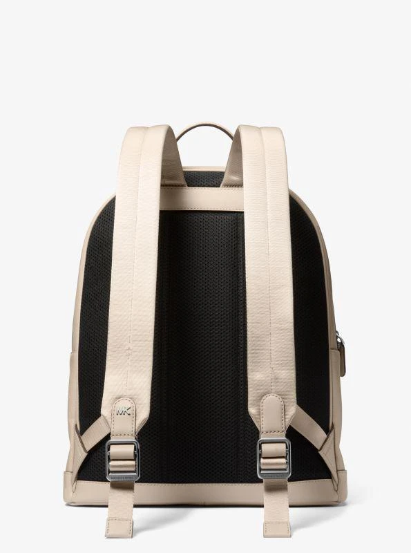 Michael Kors Edison Scratch-Resistant Crossgrain Leather Backpack 3