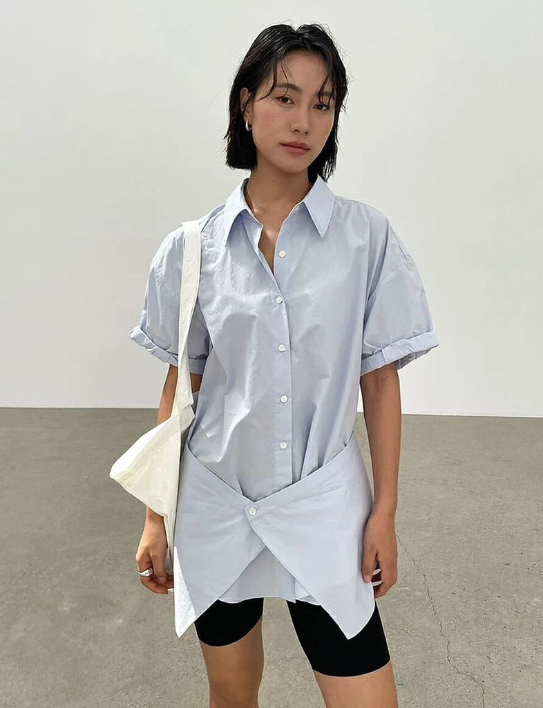 Pixie Market Rolled Sleeve layered Shirt -PREORDER 3