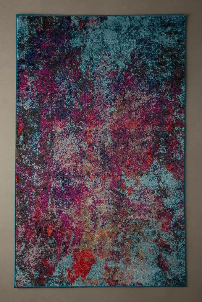 Urban Outfitters Santos Colorful Abstract Tufted Rug 1