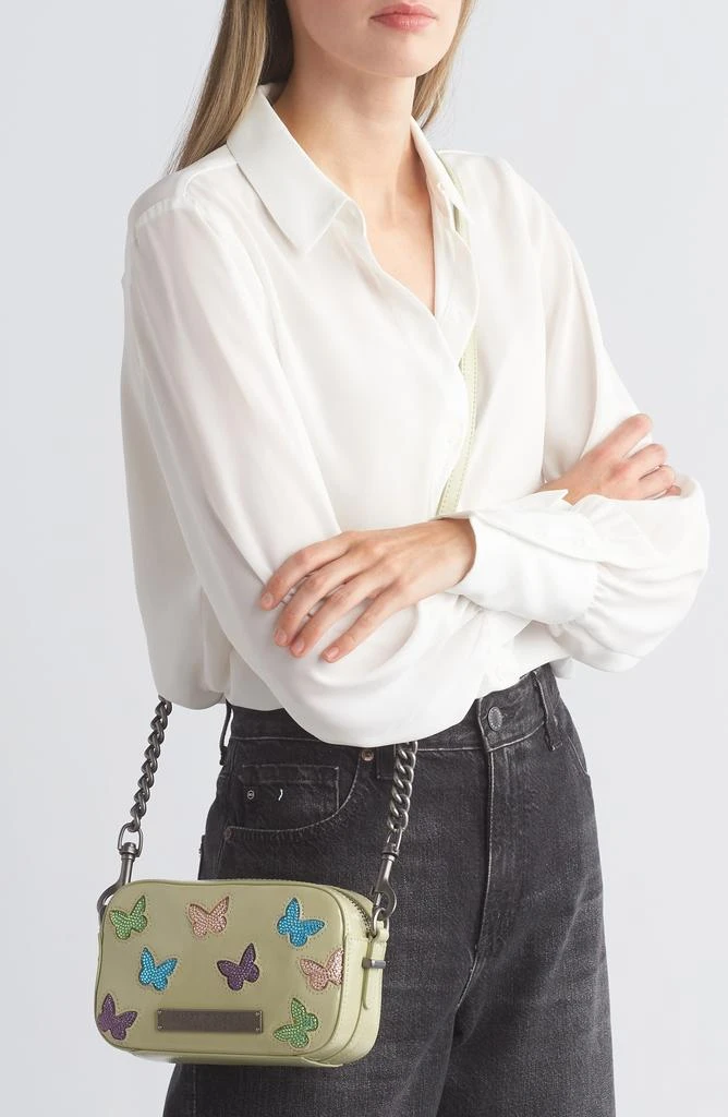 Kurt Geiger Crystal Butterfly Leather Crossbody Bag 2