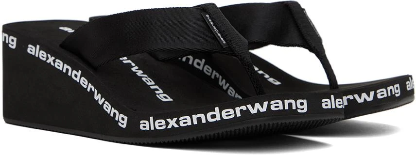 Alexander Wang Black Wedge Sandals 4