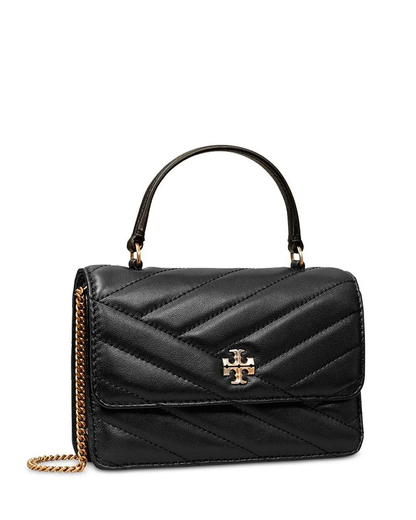 Tory Burch Kira Chevron Mini Top Handle Chain Wallet 5