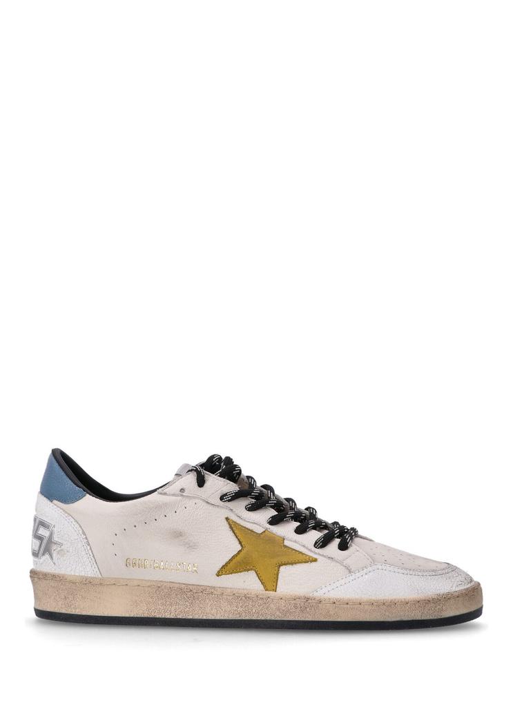 Golden Goose Ball Star Leather Upper Ad Heel Suede Toe And Spur Nabuk St