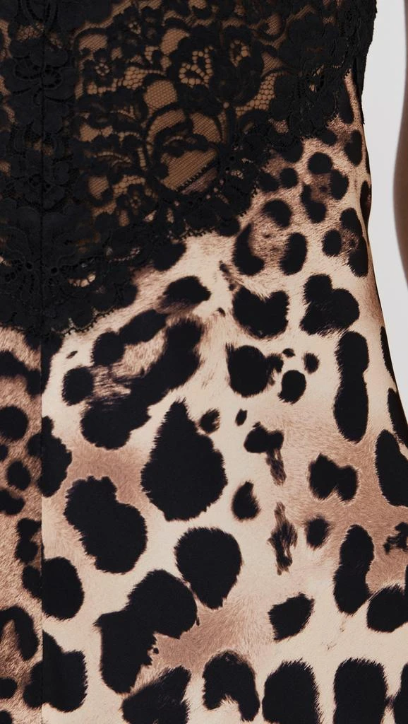 Rodarte Leopard Print Silk Satin Dress 6