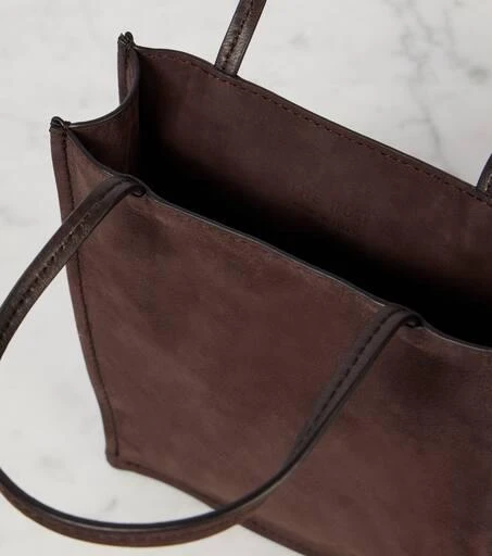The Row To Go Small suede tote bag 3