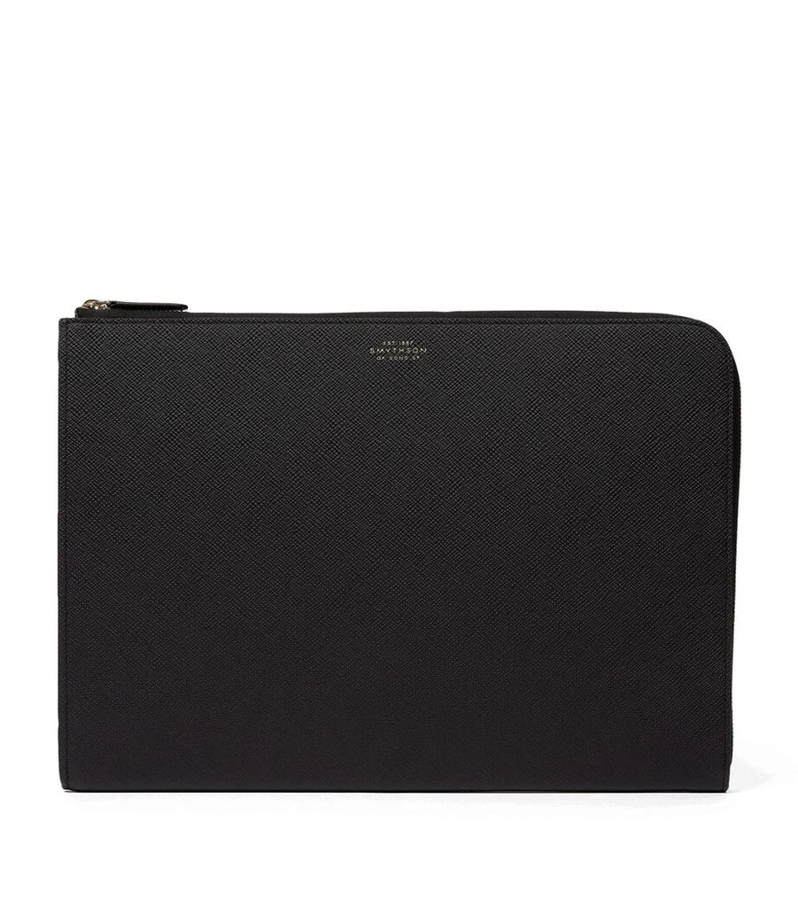SMYTHSON Small Panama Leather Laptop Case 1