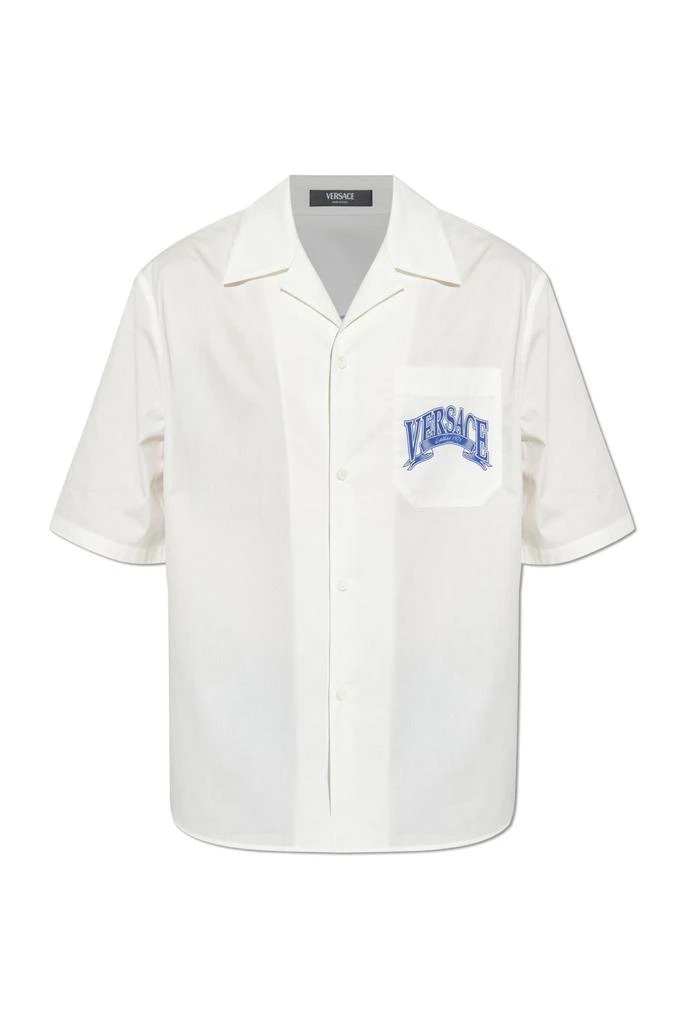 Versace Versace Logo-Printed Short-Sleeved Shirt 1
