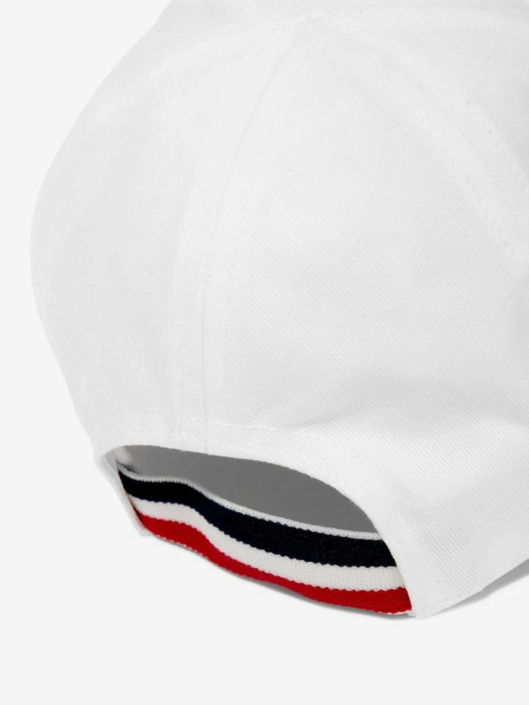 Moncler Baby Boys Logo Cap in White 4