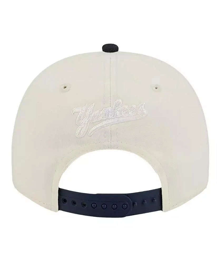New Era Men's White New York Yankees Team Scribble Golfer Adjustable Hat 4