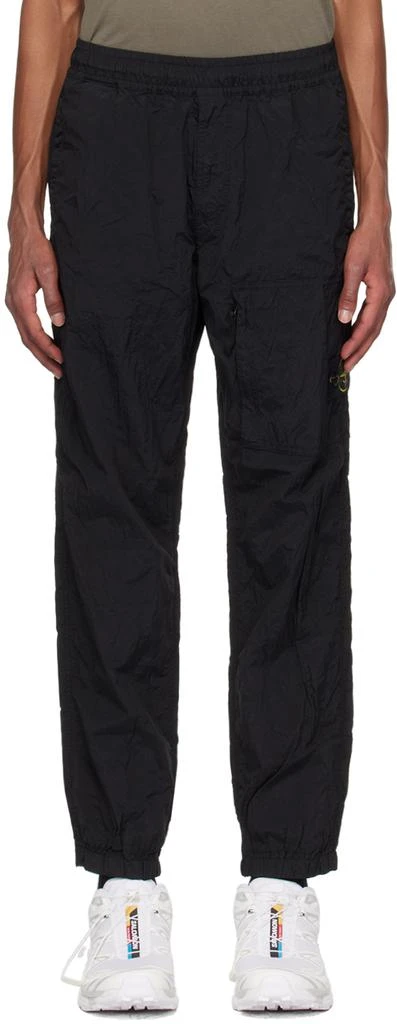 Stone Island Black Nylon Metal Sweatpants 1