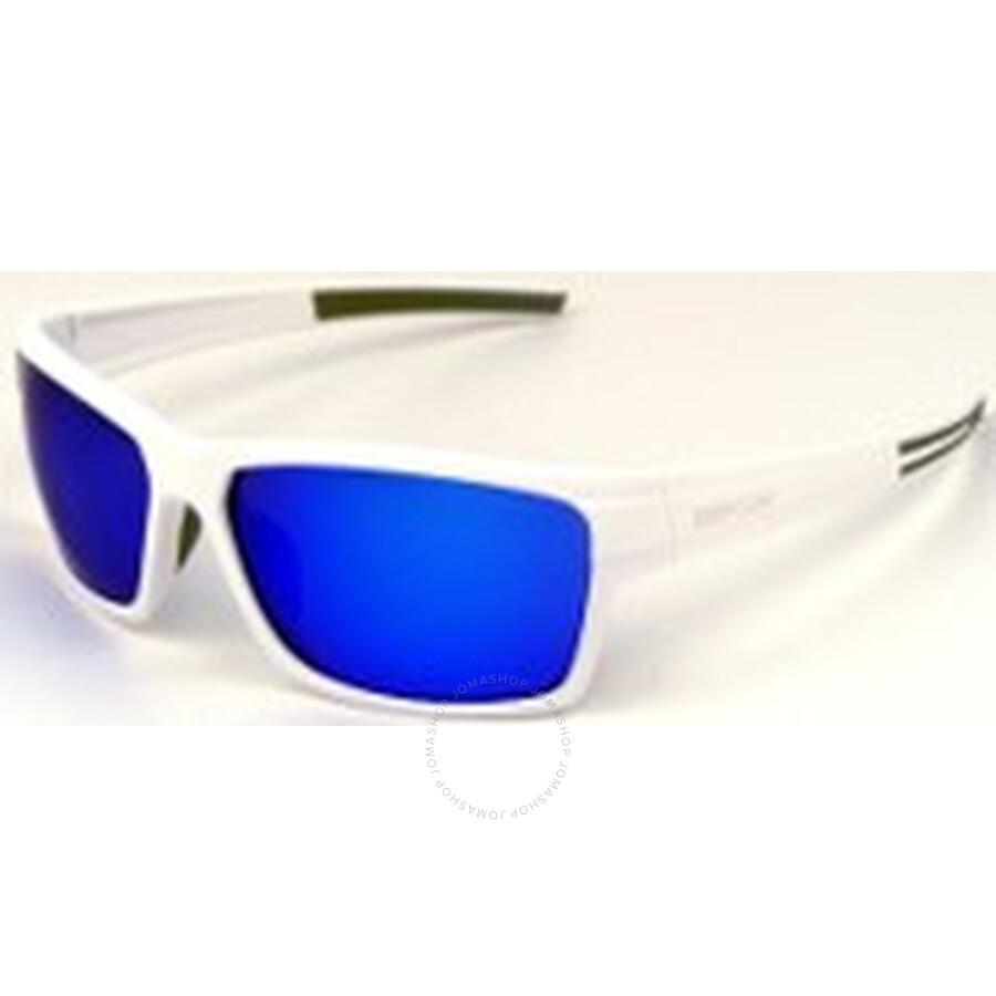 Body Glove VAPOR 18 Blue Rectangular Men's Sunglasses 10221327.WMC WHTBLU