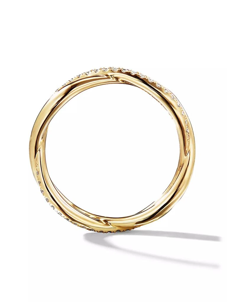 David Yurman Infinity Band Ring in 18K Yellow Gold 2