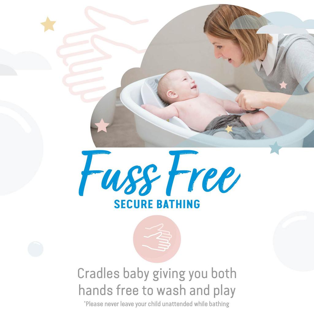The Hut Angelcare Soft Touch Mini Bath Support - Grey