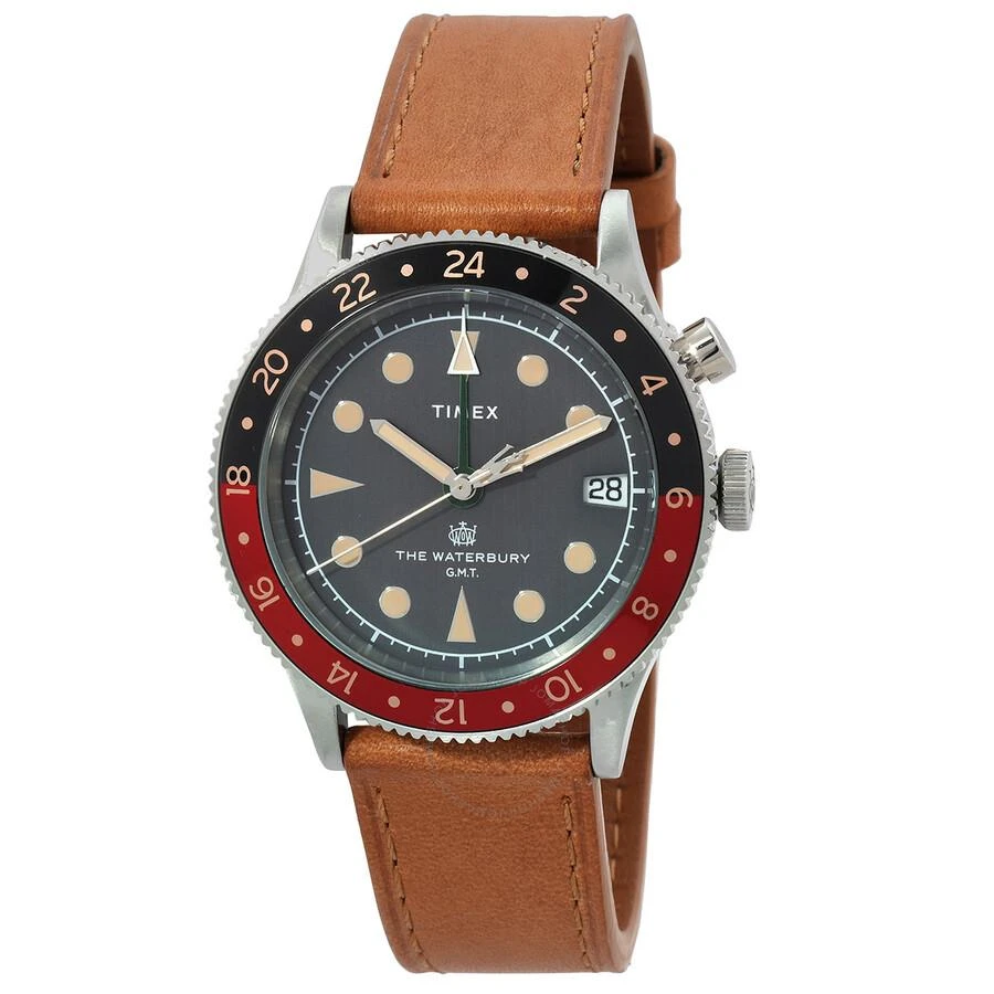 Timex Waterbury Traditional GMT Quartz Coke Bezel Men's Watch TW2V74000VQ 1