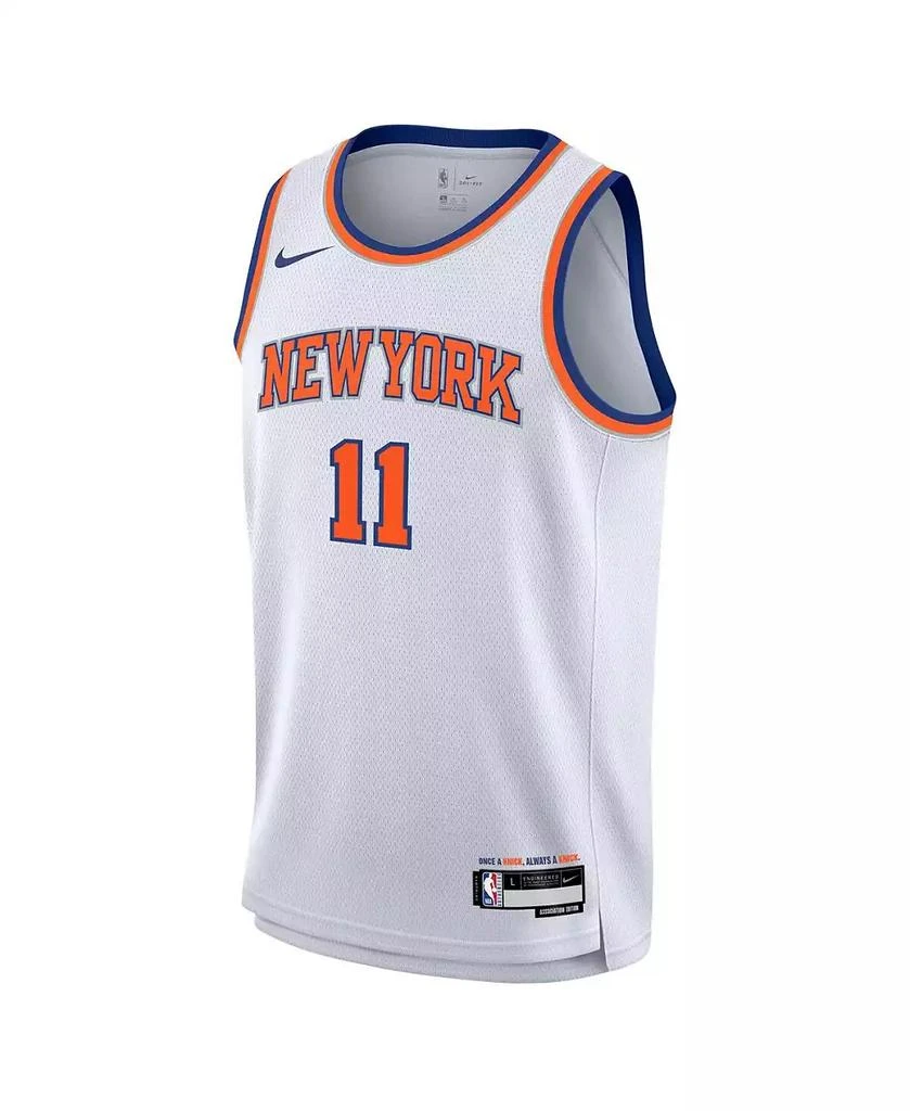 NIKE Big Boys and Girls Jalen Brunson White New York Knicks Association Swingman Jersey 3