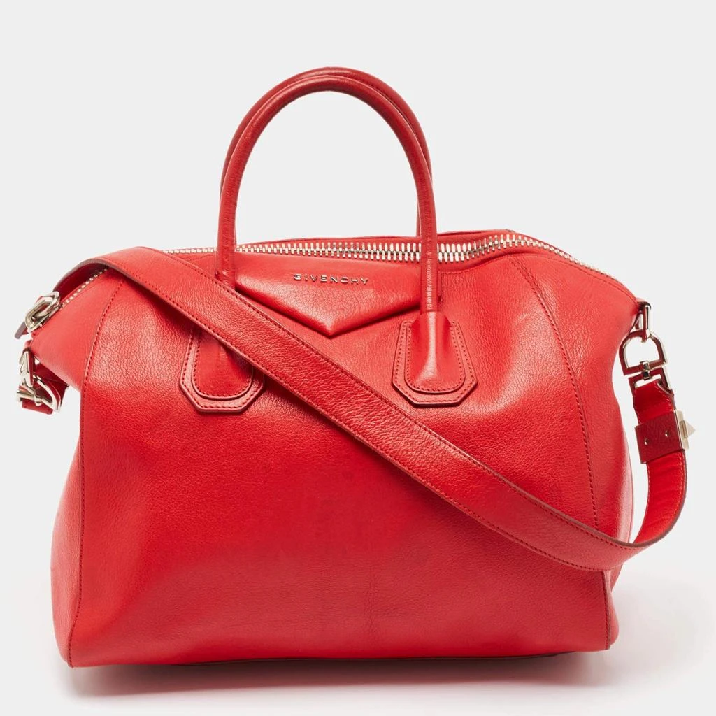 Givenchy Givenchy Red Leather Medium Antigona Satchel 1