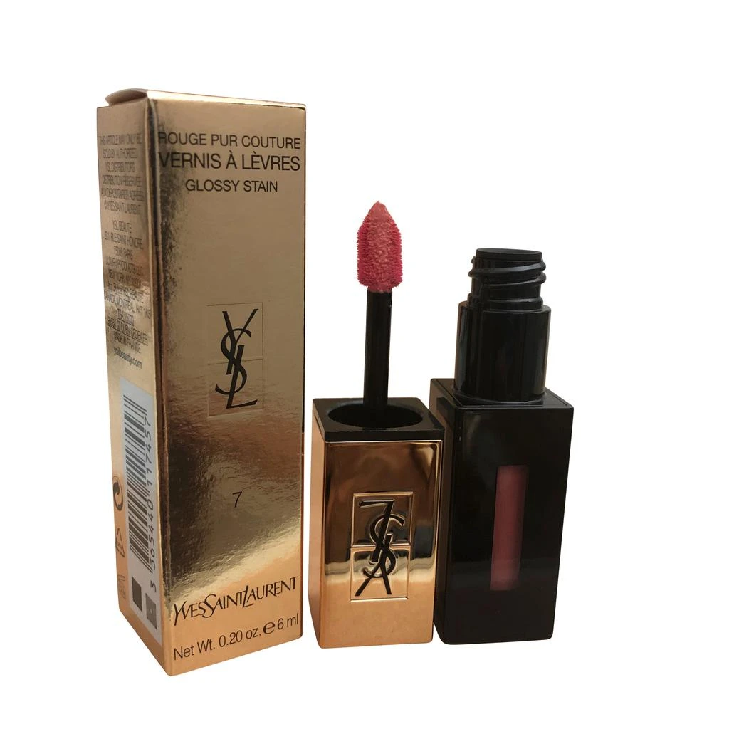 Yves Saint Laurent Yves Saint Laurent Rouge Pur Couture Glossy Stain 7 Corail Aquarelle 0.20 OZ 1