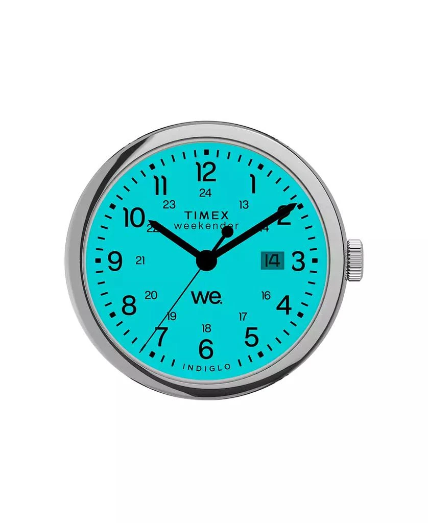 Timex Men's Analog Green Leather Strap Watch, 40mm 6