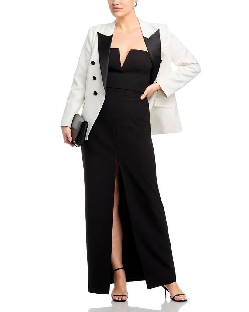 BCBG Strapless Crepe Gown - Exclusive 5
