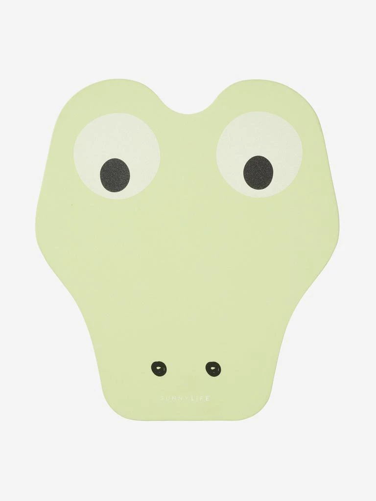 Sunnylife Sunnylife Kids Cookie the Croc Kickboard in Green (36cm) 1