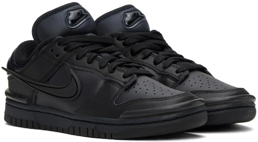 NIKE Black & Navy Dunk Low Twist Sneakers 4