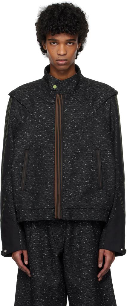 Kiko Kostadinov Black Levi's Edition Jersey Cardigan