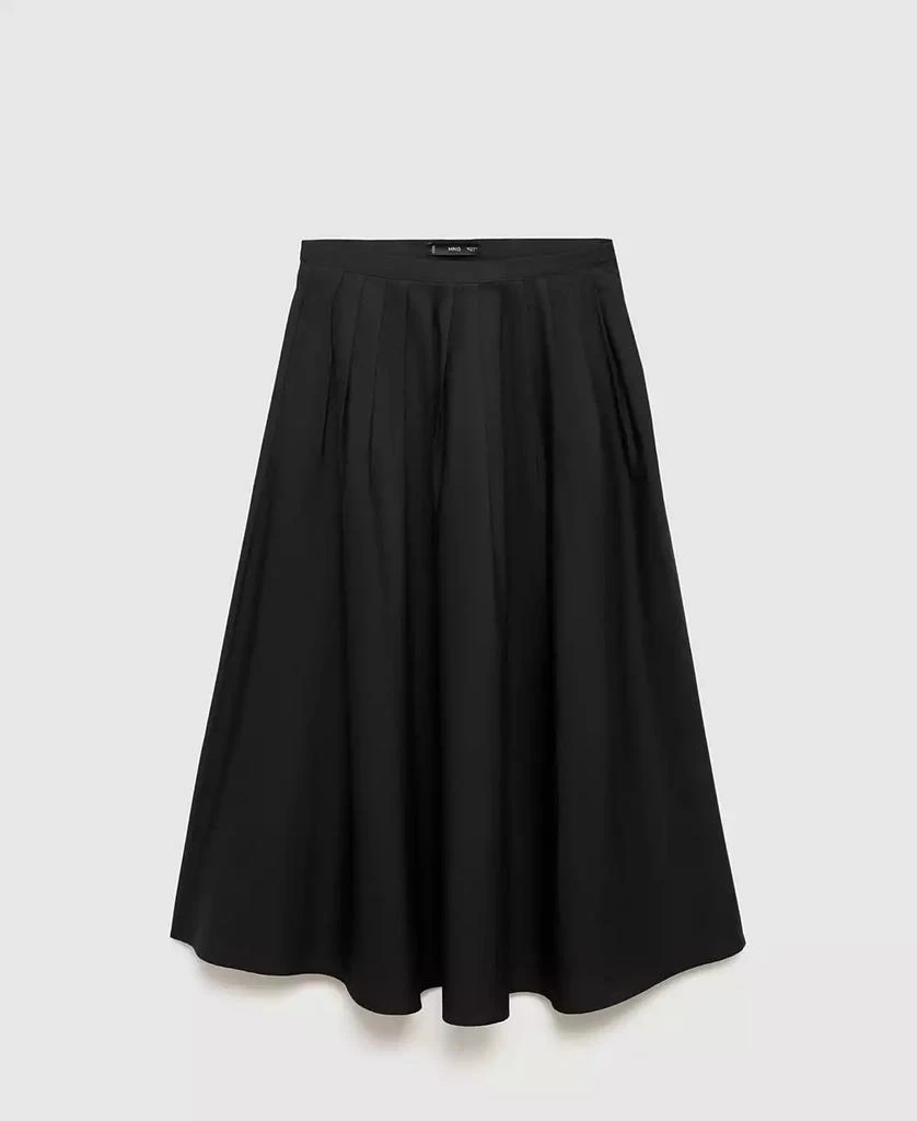 Mango Women's Pleated Midi Skirt 3