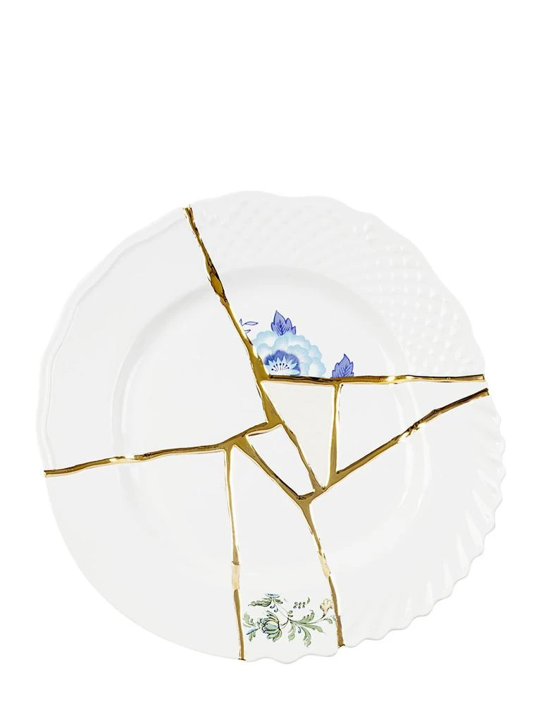 SELETTI Kintsugi Porcelain Dinner Plate 1