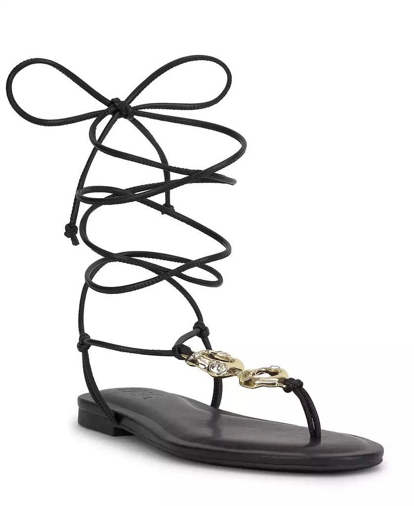 Shop Women's Hakima Lace-up Flat Sandals, Macy's Exclusive on Sale