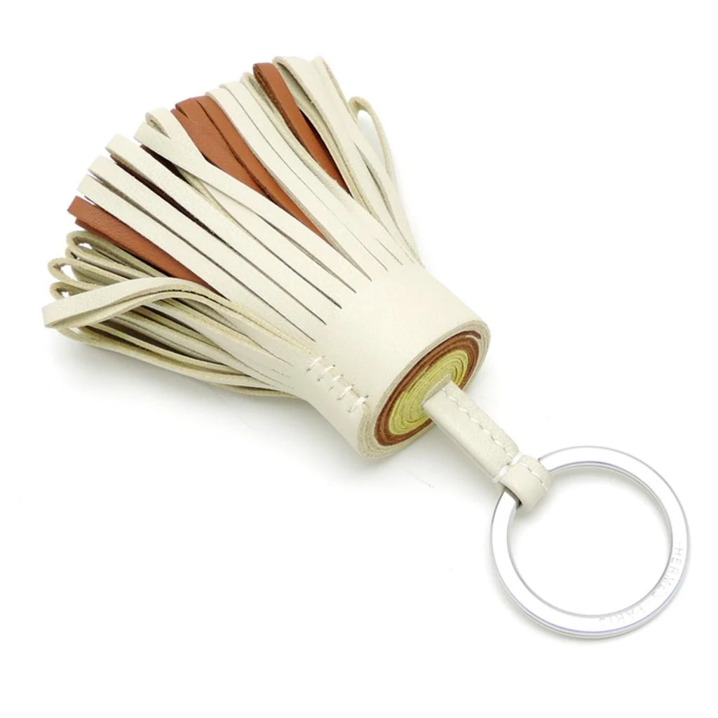 Hermes Carmen yellow Agneau Milo Keyring (Pre-Owned) 2