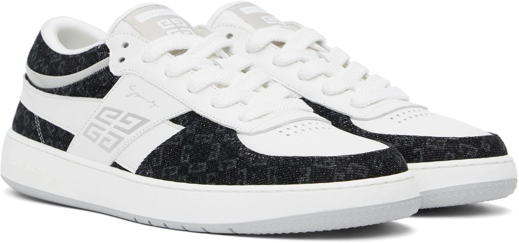 Givenchy White & Black G Move Sneakers 4
