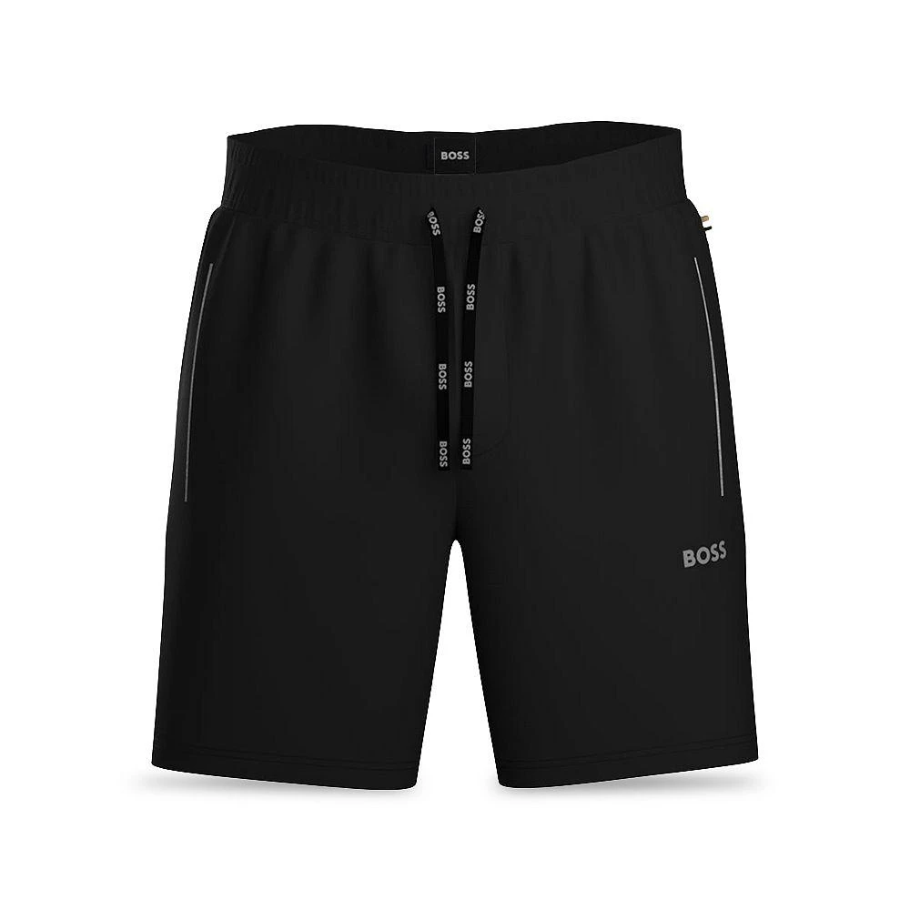 Hugo Boss Mix 
Match Cotton Stretch Logo Print Drawstring Shorts 1