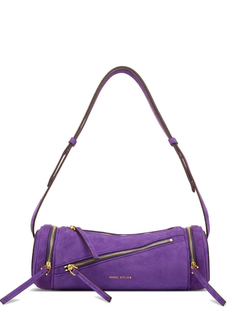 Manu Atelier Manu Atelier Cylinder Zipped Shoulder Bags 1