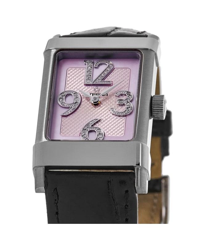 Eterna Eterna 1935 Pink Diamond Dial Leather Strap Women's Watch 8790.41.84.1157S