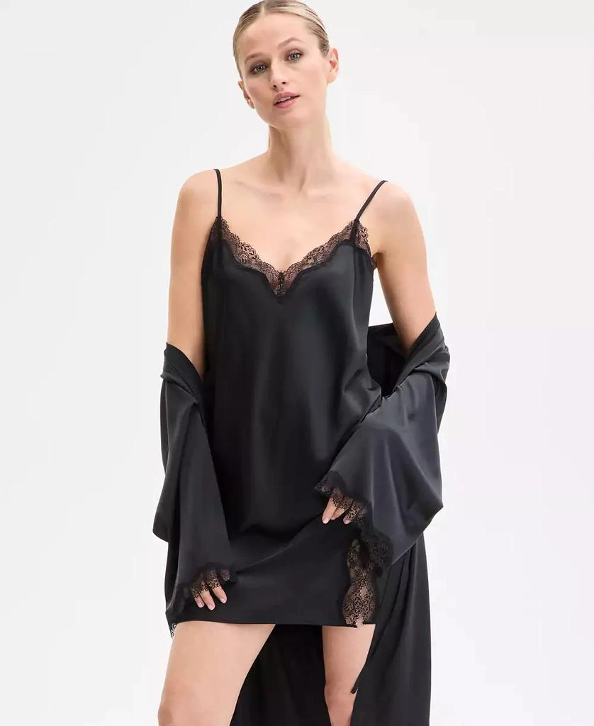 INC International Women's Lace-Trim Satin Chemise, Exclusively at Macy's 4