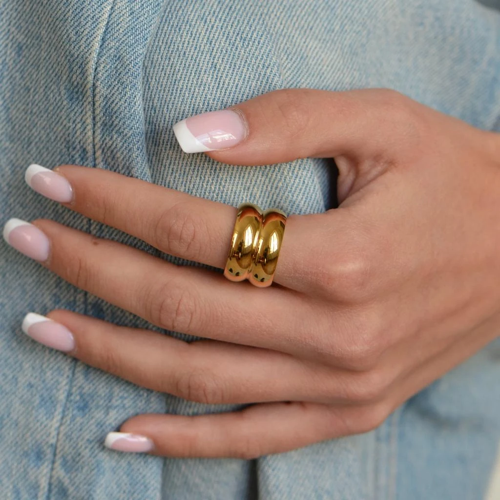 Too Romantic Jewelry Bague Double 8