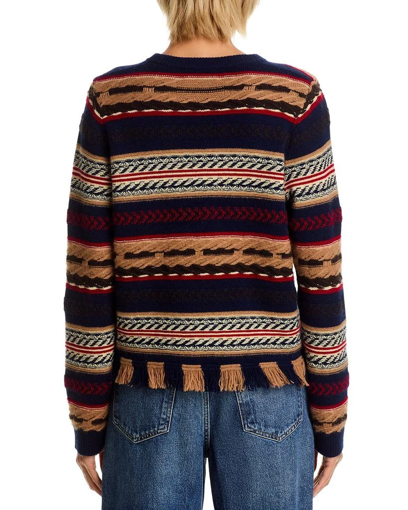 Guest in Residence Western Stripe Crewneck Sweater 3