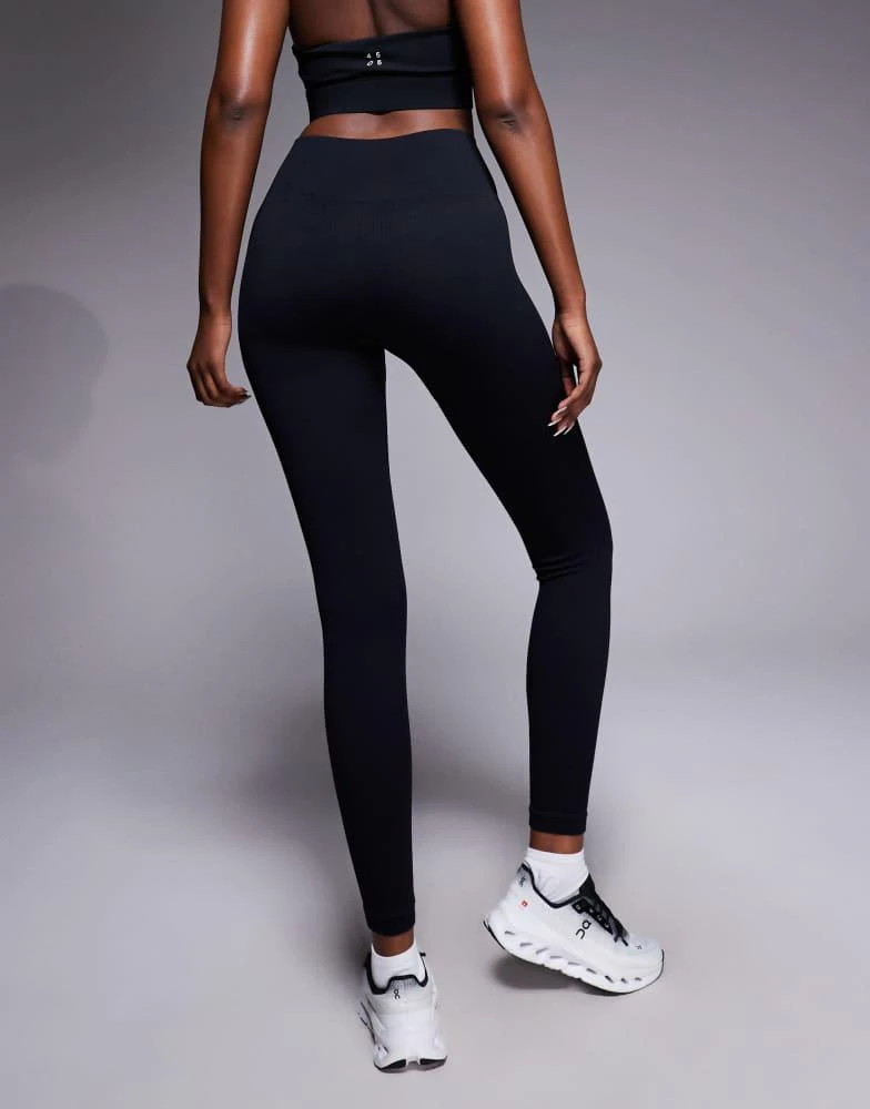 4505 4505 seamless sculpting high waist gym leggings in black 4