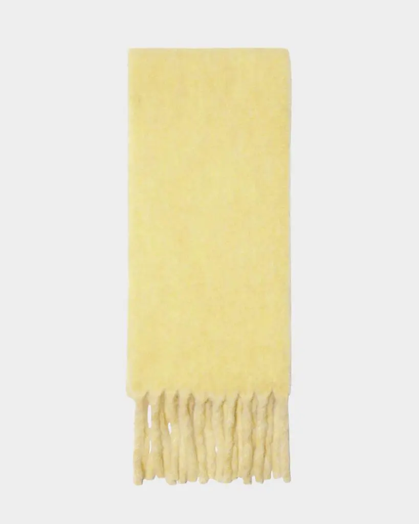 Burberry Reversible Fringe Wool Scarf