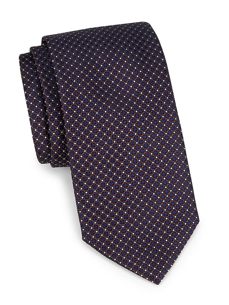 Canali Neat Silk Tie